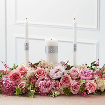 Worldwide Romance Unity Candle Arrangement –  My Sisters Garden, Higginsville MO
