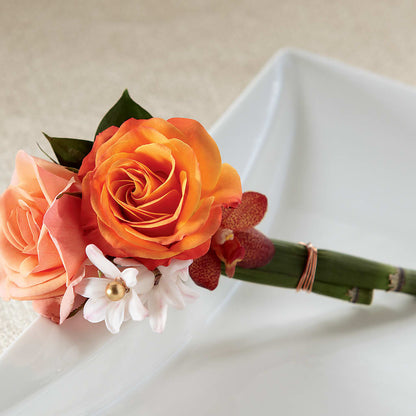 Sunset Dream Boutonniere –  My Sisters Garden, Higginsville MO