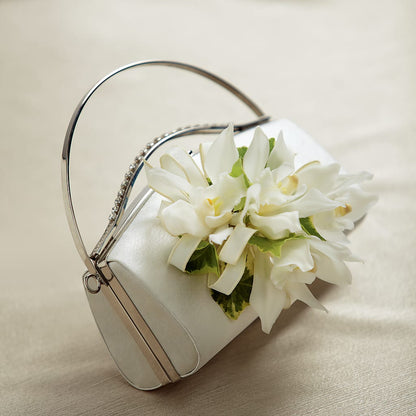 White Purse Decor –  My Sisters Garden, Higginsville MO
